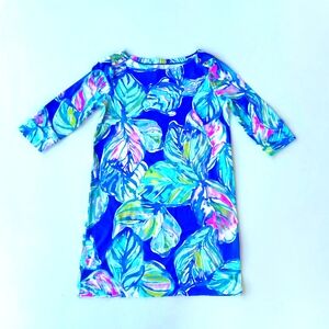 Lilly Pultizer Casa Del Sol print cotton dress- girls size Large